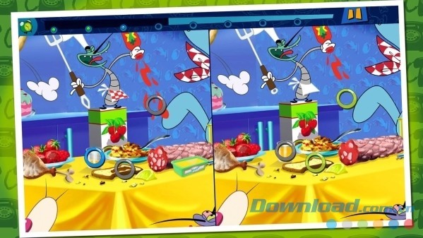 Oggy and the Cockroaches cho Android có bộ sưu tập tranh phong phú và đẹp mắt