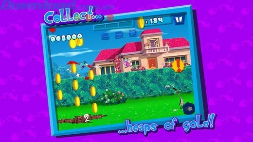 Thu thập xu vàng để tăng kỹ năng cho Oggy