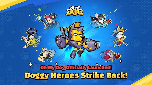 Chiến đấu với các anh hùng chó độc đáo trong game Oh My Dog - Heroes Assemble