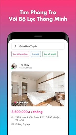 Tìm phòng trọ thông minh