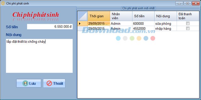 Quản lý chi phí phát sinh trong khách sạn
