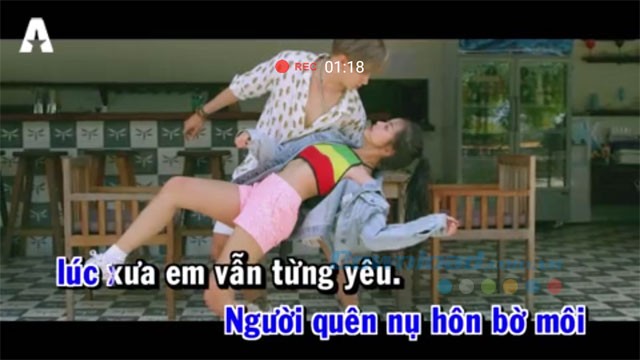 Giao diện hát karaoke