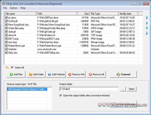 Okdo All to Swf Converter Professional