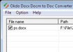 Okdo Docx Docm to Doc Converter - Chuyển đổi Docx Docm sang Doc