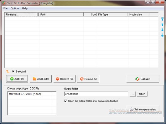 Okdo Gif to Doc Converter