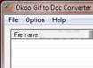 Okdo GIF to DOC Converter - Chuyển đổi GIF sang DOC