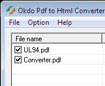 Okdo PDF to HTML Converter - Chuyển đổi PDF sang HTML