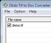 Okdo Tif to Doc Converter - Chuyển đổi Tiff sang Doc