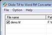 Okdo Tif to Word Rtf Converter - Chuyển đổi Tiff sang Word Rtf