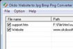 Okdo Website to Jpg Bmp Png Converter - Công cụ chuyển đổi hình ảnh