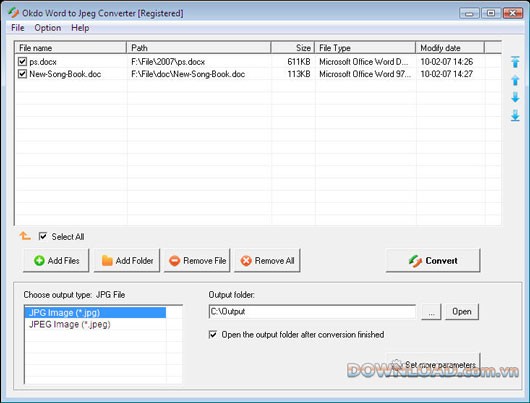 Okdo Word to Jpeg Converter