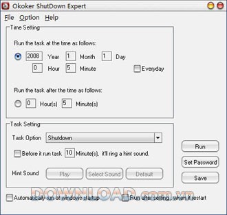 Okoker Shutdown Expert