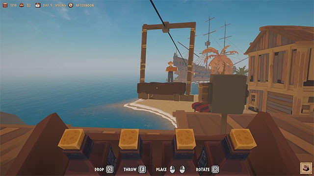 Tùy chỉnh khu chợ với các gian hàng, kệ hàng luôn đầy ắp sản phẩm chất lượng