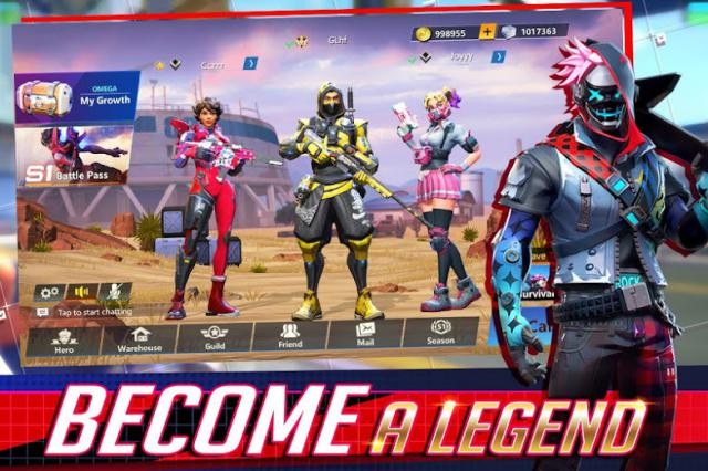 Chiến đấu và trở thành một huyền thoại trong game Omega Legends