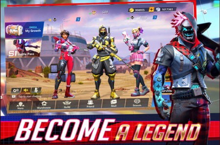Trở thành một huyền thoại trong game bắn súng sinh tồn Omega Legends