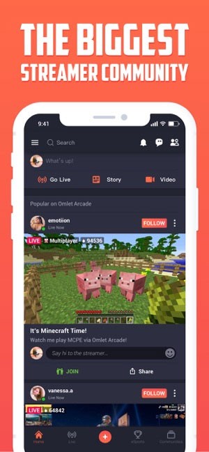 Omlet Arcade là cộng đồng livestream lớn nhất