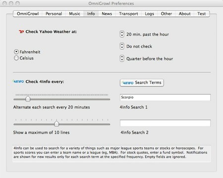 OmniGrowl for Mac OS X