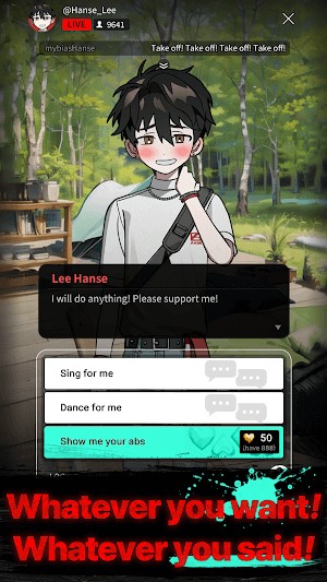 Bạn lựa chọn ý muốn và lời nói của các nhân vật