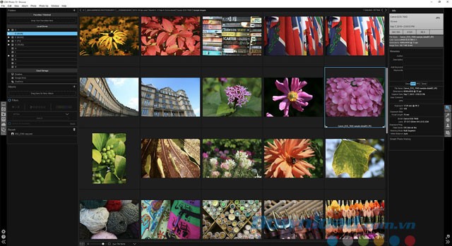 Giao diện phần mềm ON1 Photo