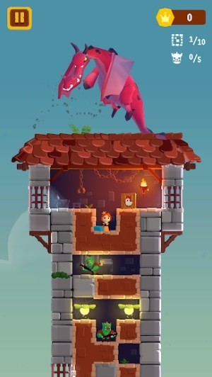 Once Upon a Tower là game hành động trốn thoát khỏi tháp rồng hung ác thú vị