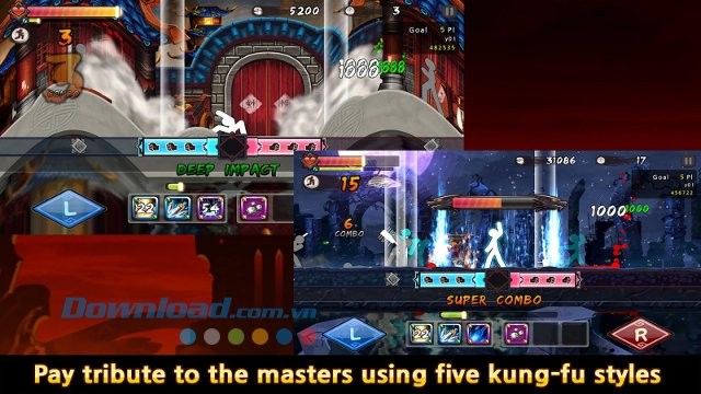 Các chiêu thức công phu mạnh mẽ, đẹp mắt đậm chất điện ảnh