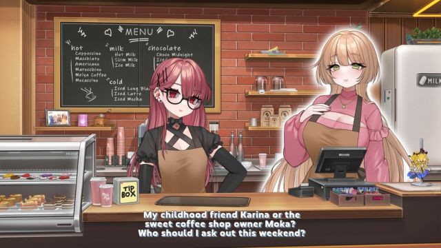 One Iced Latte: Milk Song là game Visual Novel quản lý tiệm cà phê kết hợp hẹn hò ở Tokyo