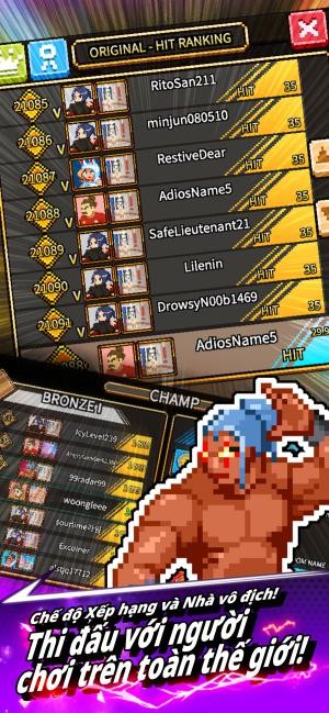 Cạnh tranh với người chơi toàn thế giới trong các trận đấu PvP