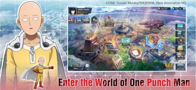 One Punch Man: Road To Hero 2.0 là game ARPG chính thức được chuyển thể từ series anime Cú Đấm Hủy Diệt