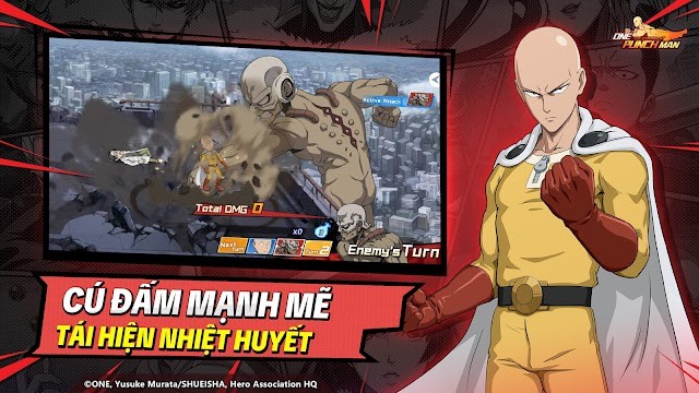 Thu thập các nhân vật yêu thích trong One Punch Man và thành lập đội mạnh nhất