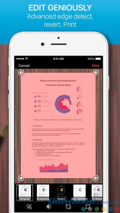 Chỉnh sửa bản scan