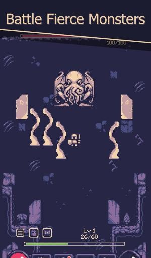 Chiến đấu với những con quái vật đáng sợ trong game OneBit Adventure