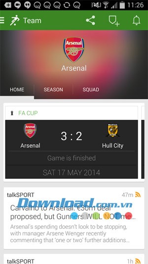 Onefootball cho Android