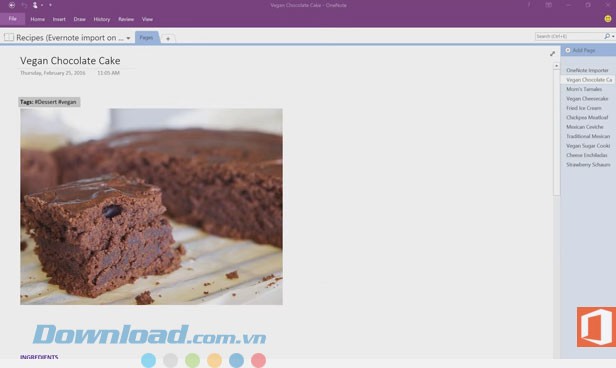 Chuyển ghi chú từ Evernote sang OneNote