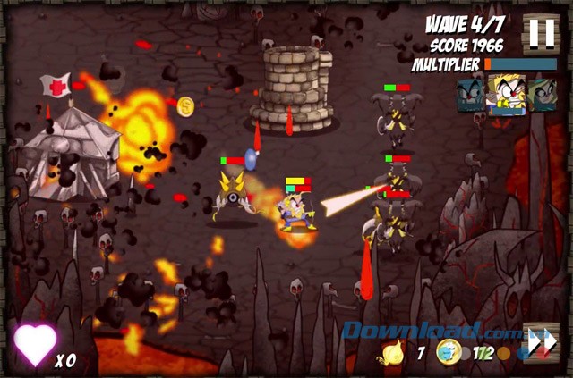 Khám phá mọi khả năng trong game Onion Force