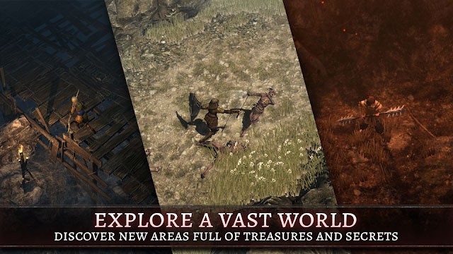 Khám phá thế giới rộng lớn, với vô số khu vực ẩn chứa bí mật và những chiến lợi phẩm khác nhau