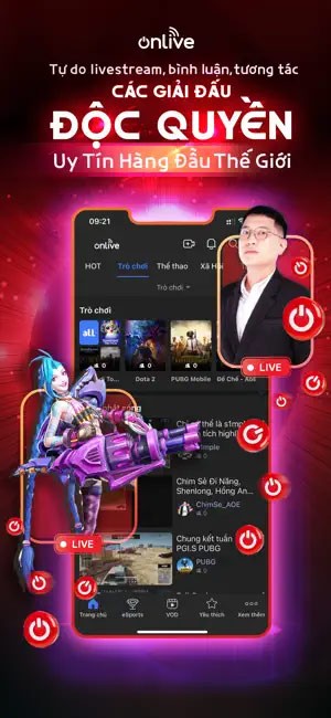 OnLive TV livestream