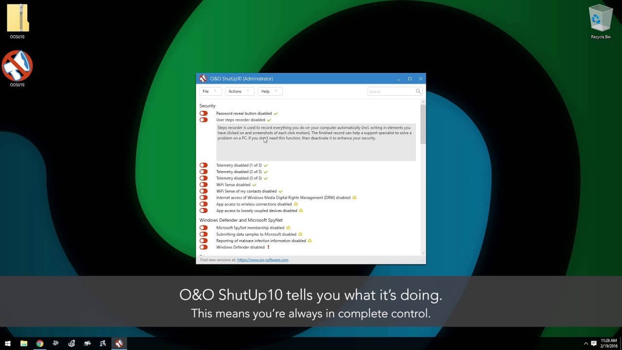 O&O ShutUp10 1.8.1412