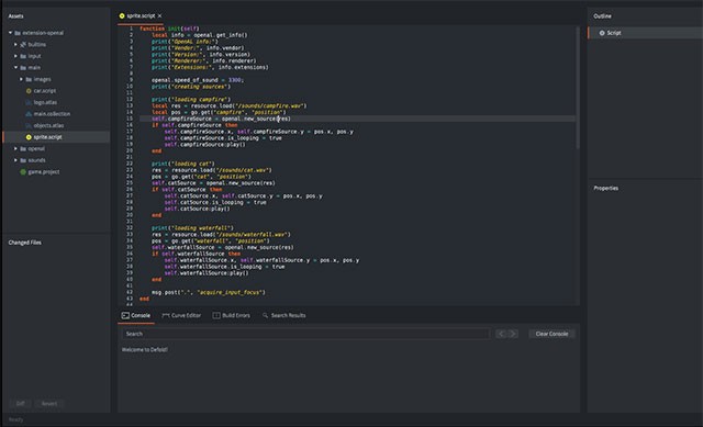 Giao diện chính của OpenAL - API âm thanh 3D dùng trong lập trình game, app âm thanh