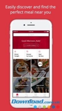 Khám phá ẩm thực của hàng nghìn nhà hàng trên toàn thế giới