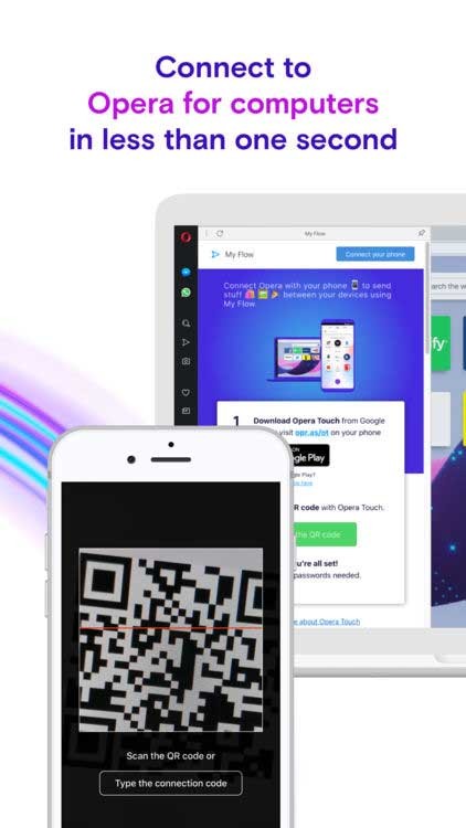 Kết nối Opera Touch với Opera trên máy tính một cách nhanh chóng