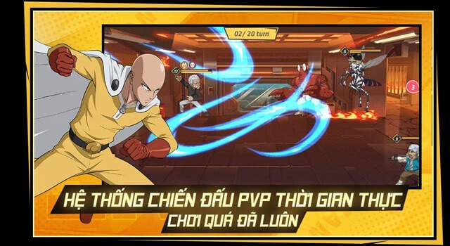 Hệ thống chiến đấu PvP thời gian thực, chơi quá đã luôn