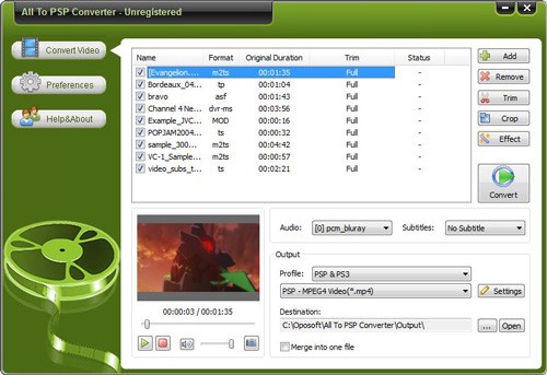 Oposoft All To PSP Converter