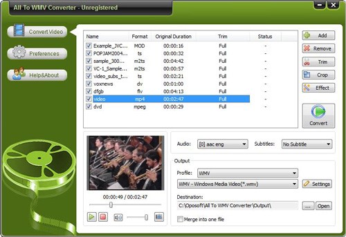 Oposoft All To WMV Converter