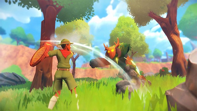 Chiến đấu với quái vật và vượt qua vô vàn thử thách, cạm bẫy trong khi chơi Oppidum game