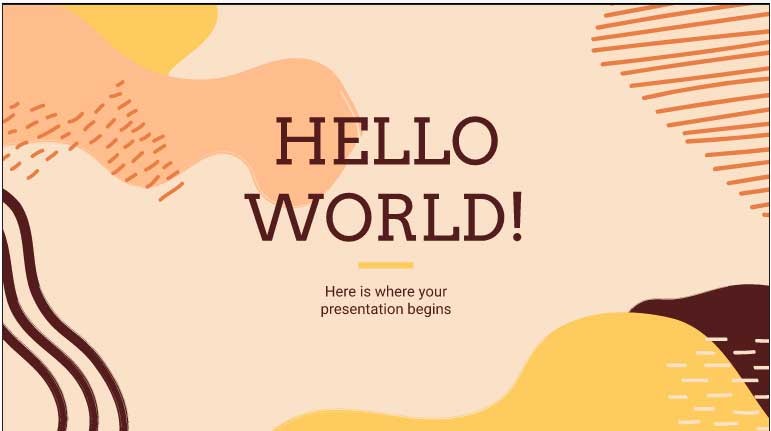 Orange Memphis Presentation - Mẫu slide thuyết trình miễn phí cho Google Slides và PowerPoint