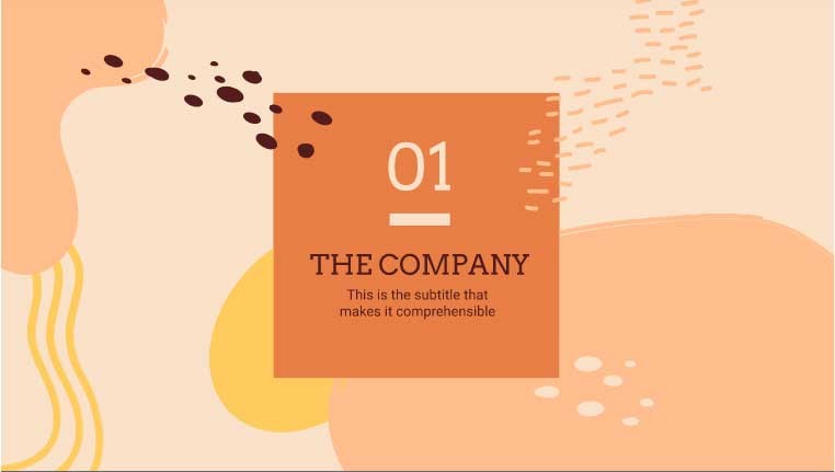 Orange Memphis Presentation thiết kế đẹp