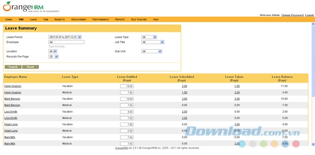 OrangeHRM Open Source