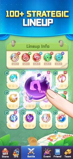 Hơn 100 đội hình chiến lược khác nhau