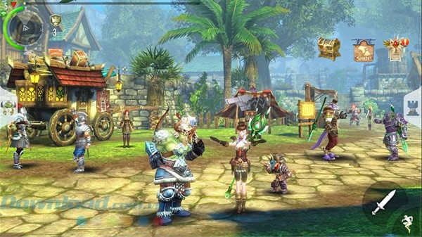 Giao diện game Order & Chaos 2