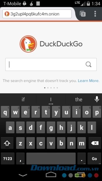 Công cụ tìm kiếm DuckDuckGo